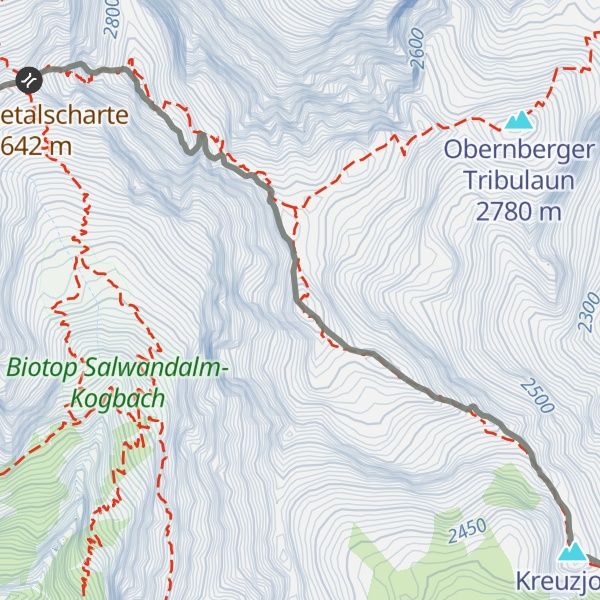 Map of Nördlicher Rosslauf - Il Cavallo