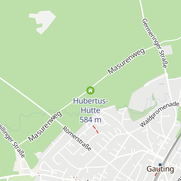 Map of Hubertus-Hütte