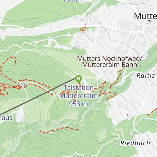 Map of Talstation Muttereralm