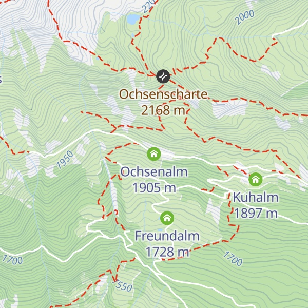 Map of Ochsenalm