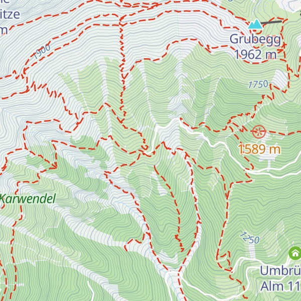 Map of Höttinger Alm