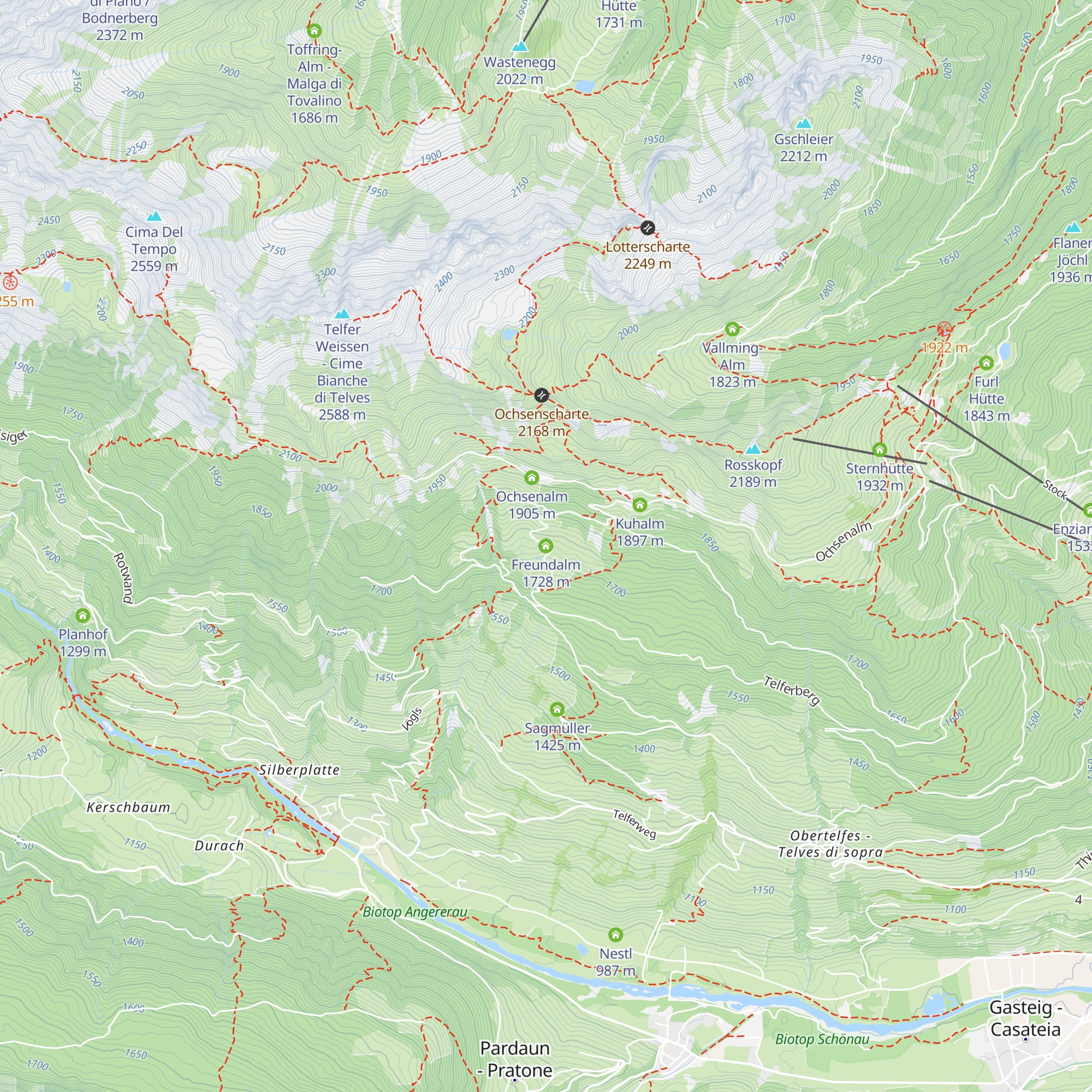 Freundalm map