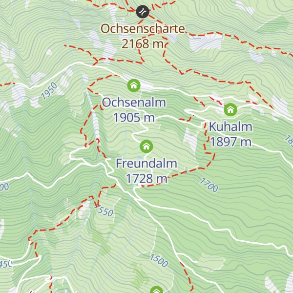 Map of Freundalm
