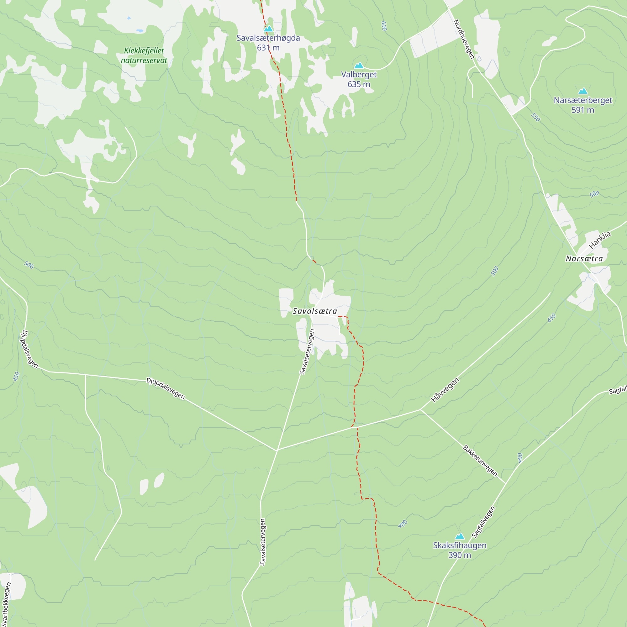 Savalsætra map