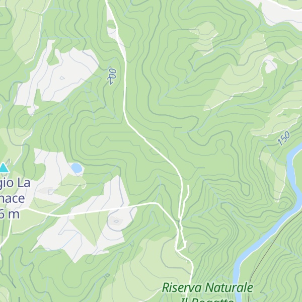 Map of Poggio Occareto