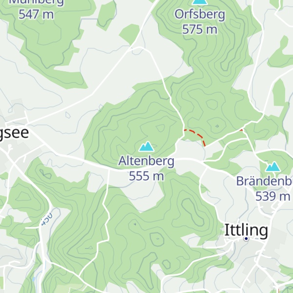 Map of Altenberg