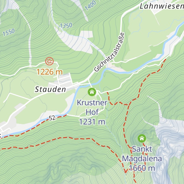 Map of Krustner Hof