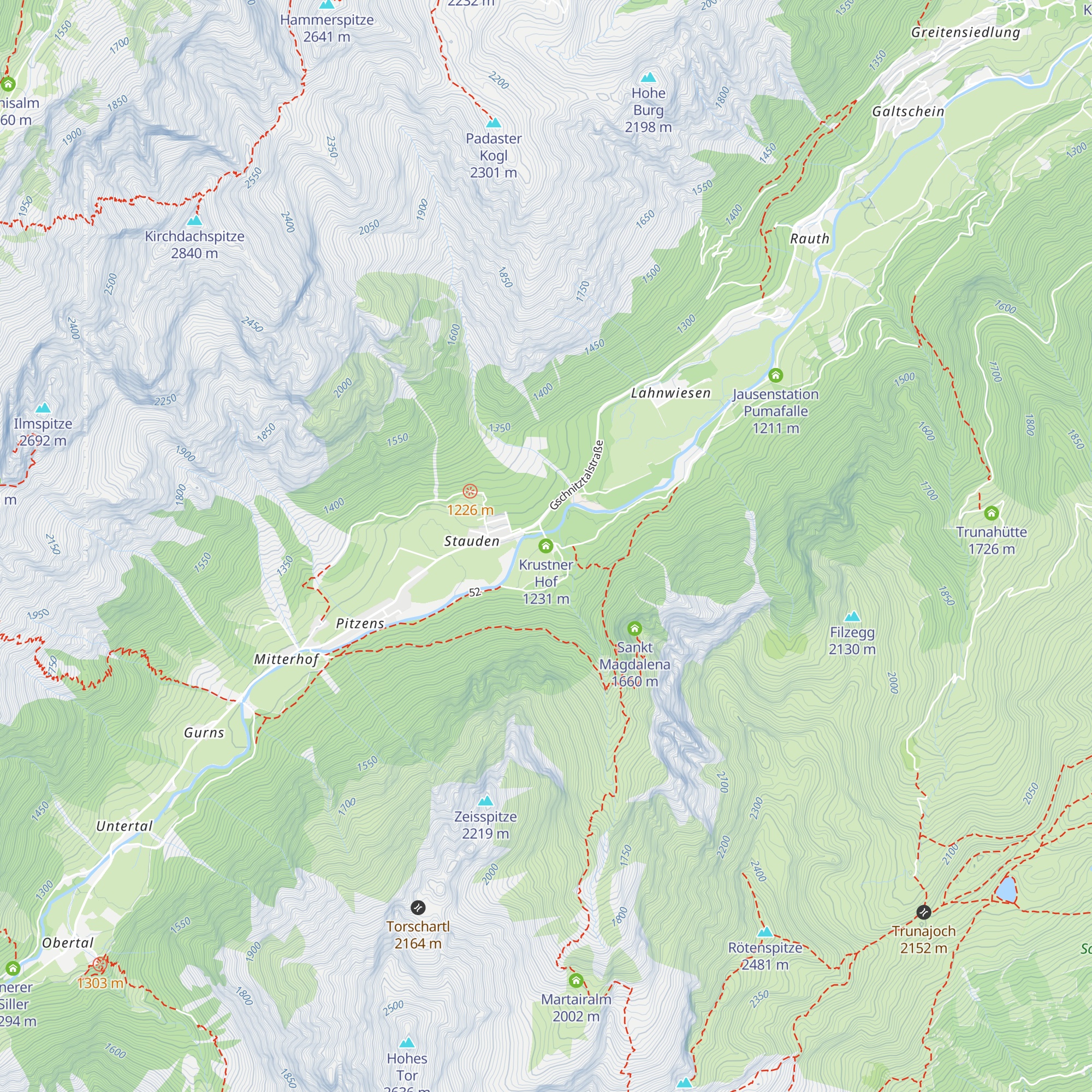 Krustner Hof map