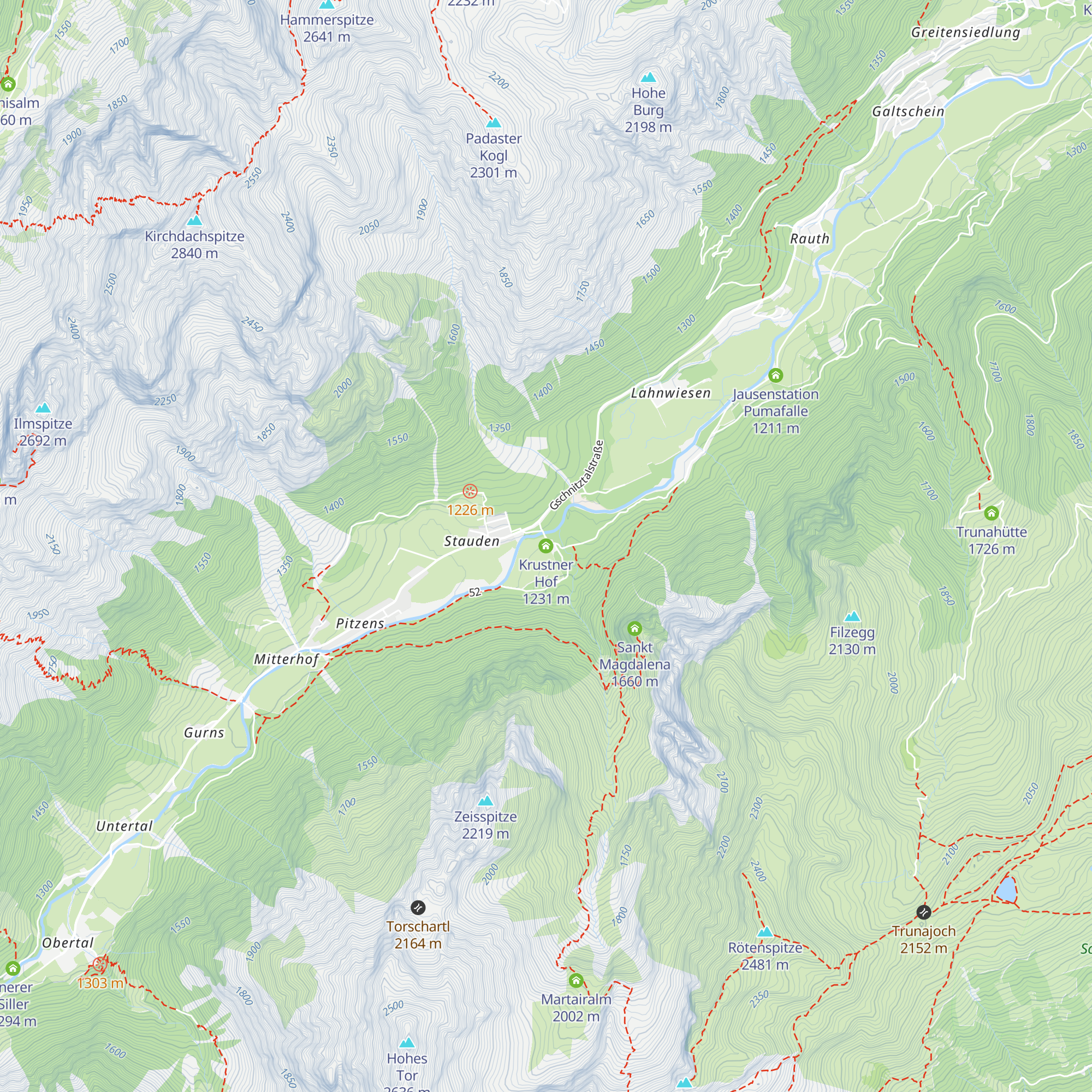 Krustner Hof map