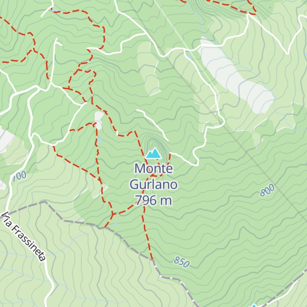 Map of Monte Gurlano