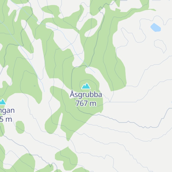 Map of Åsgrubba