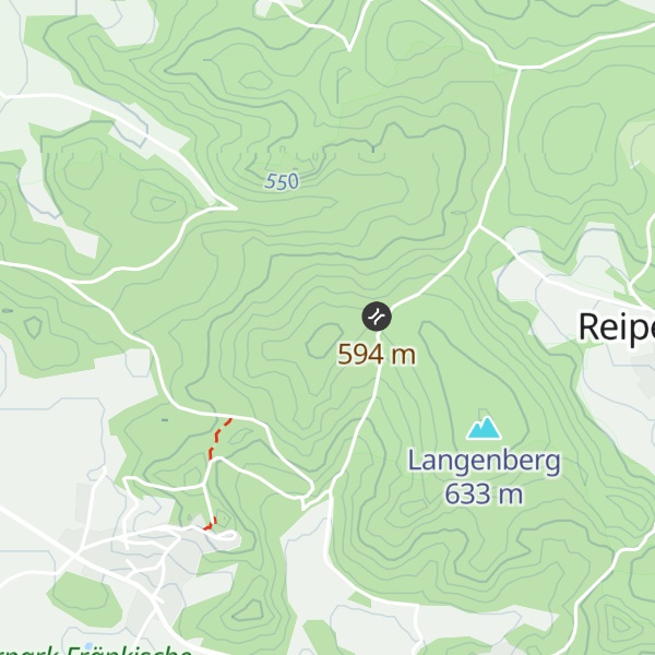Map of Haager Berg
