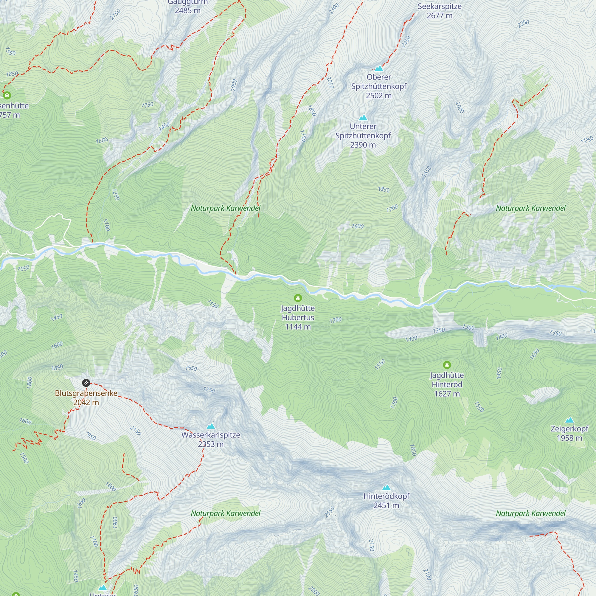Jagdhütte Hubertus map