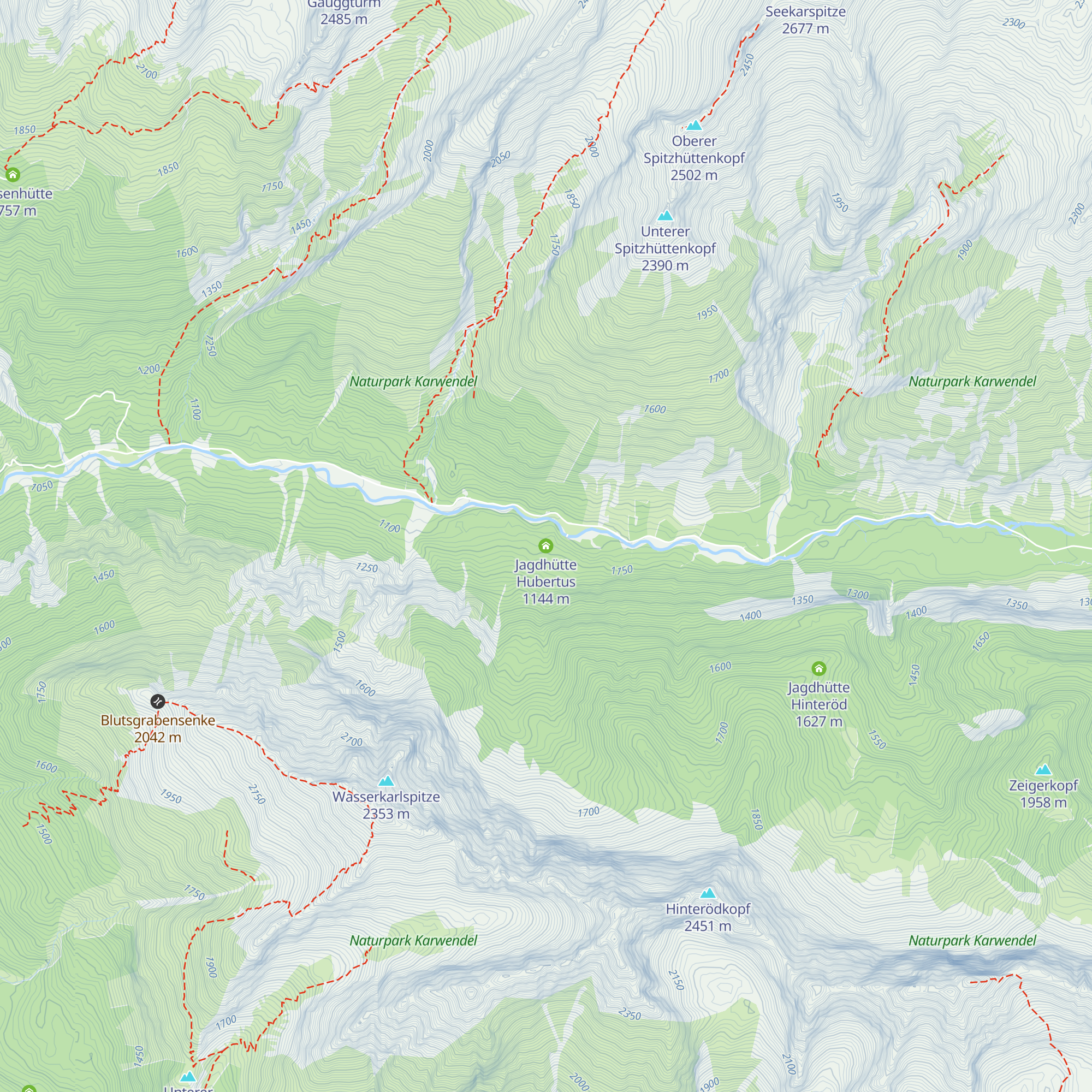 Jagdhütte Hubertus map
