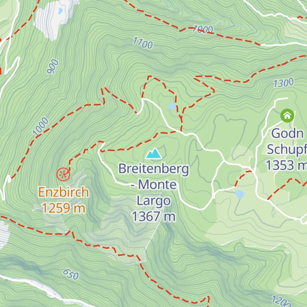 Map of Breitenberg - Monte Largo
