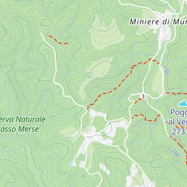 Map of Poggio Serpentaio