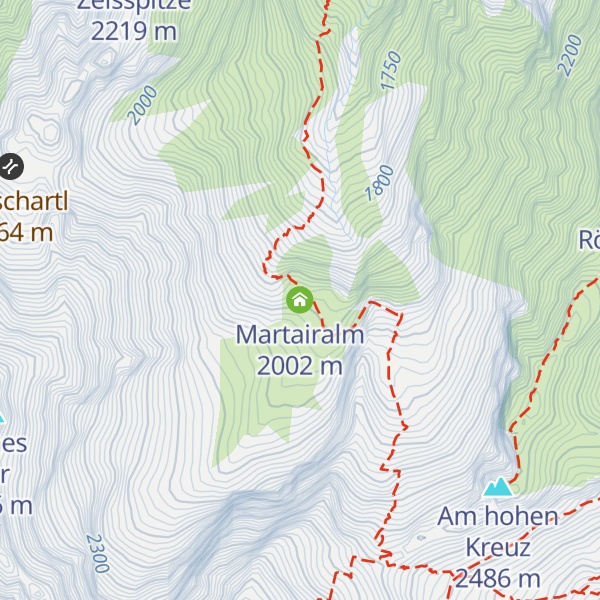 Map of Martairalm