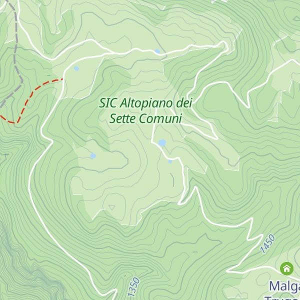 Map of Malga Campo Posellaro