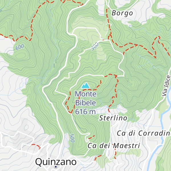 Map of Monte Bibele