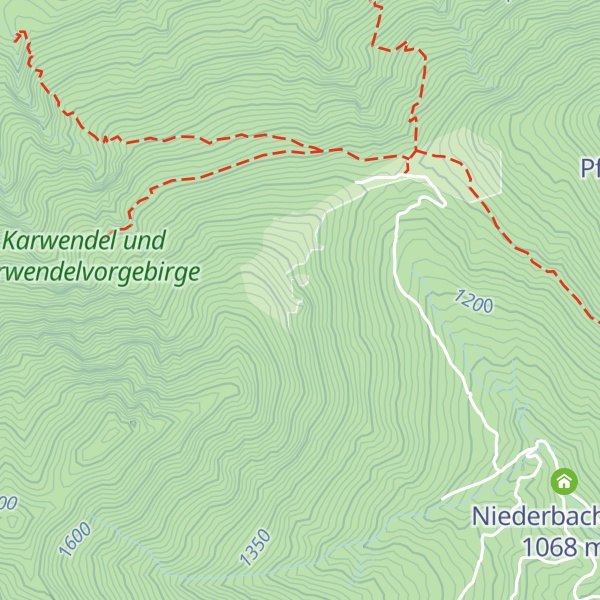 Map of Leining-Hütte