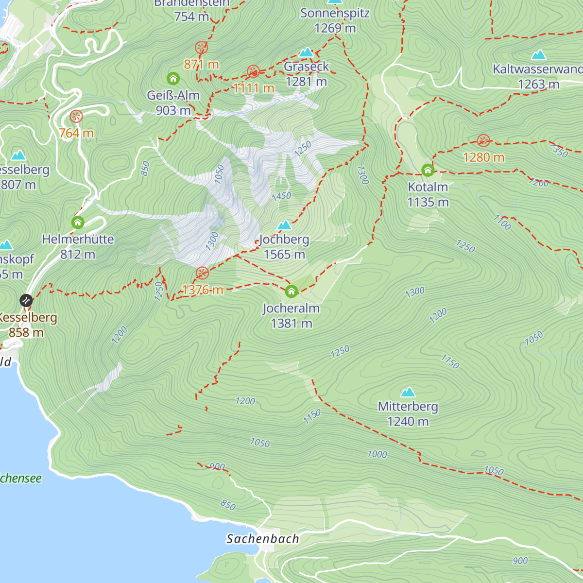 Jocheralm map