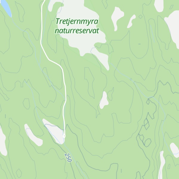 Map of Steinsjøhøgda