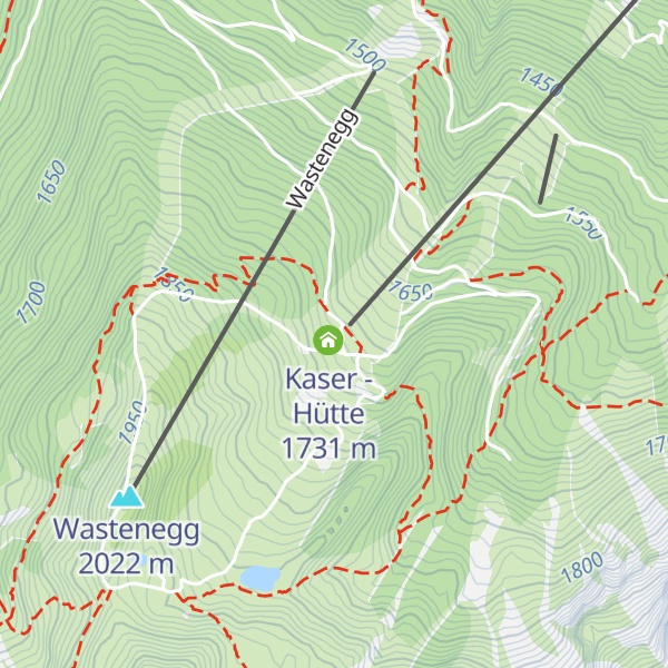 Map of Ladurner Hütte - Malga Ladurns