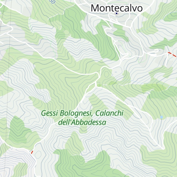 Map of Monte Calvo