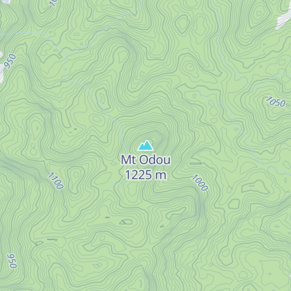 Map of Mt Odou