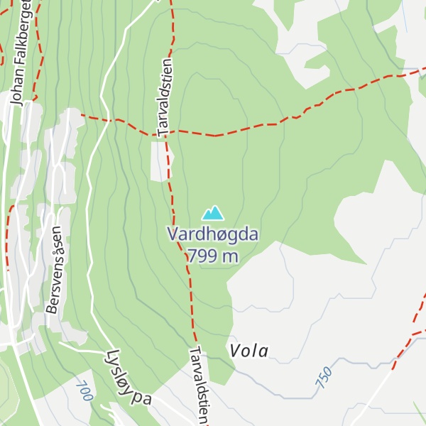 Map of Vardhøgda