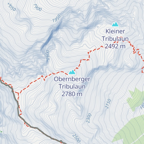Map of Obernberger Tribulaun