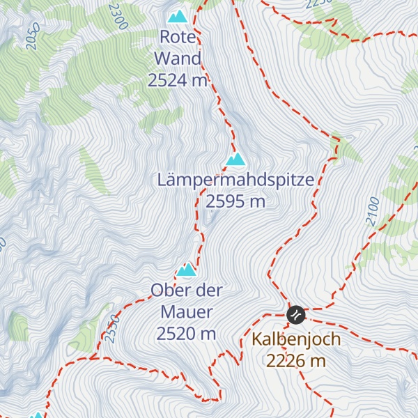 Map of Südliche Lämpermahdspitze