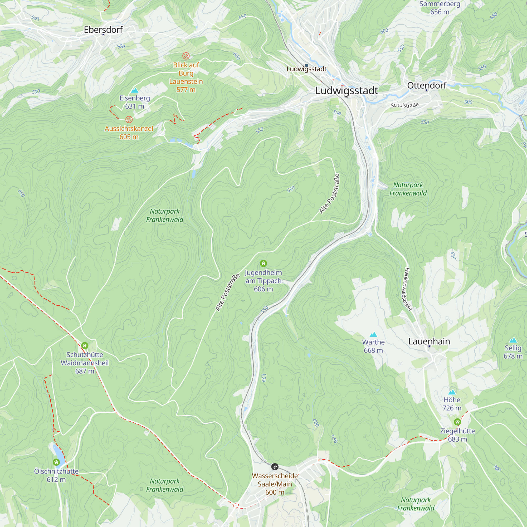 Jugendheim am Tippach map