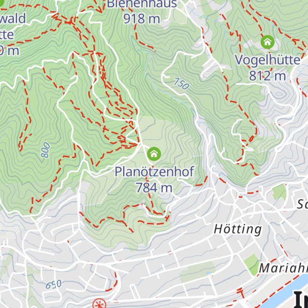 Map of Planötzenhof