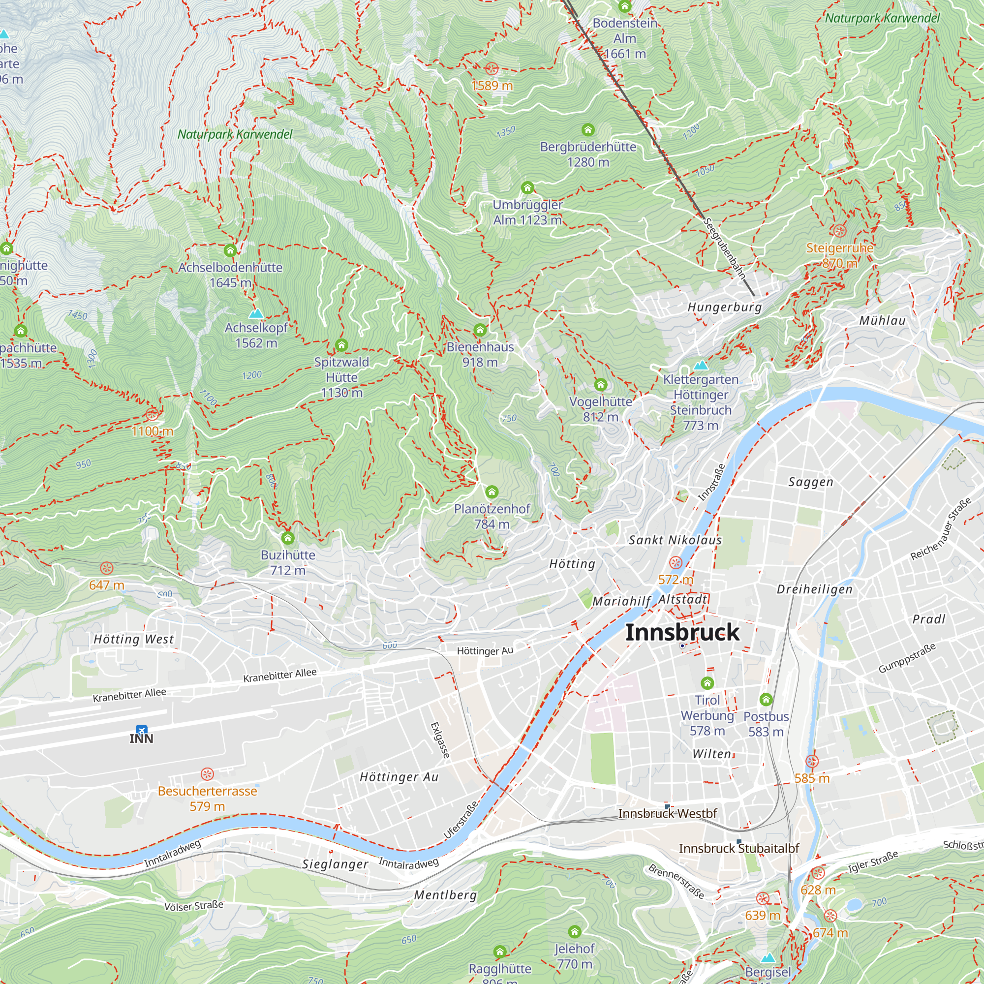 Planötzenhof map