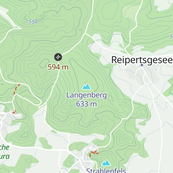 Map of Langenberg