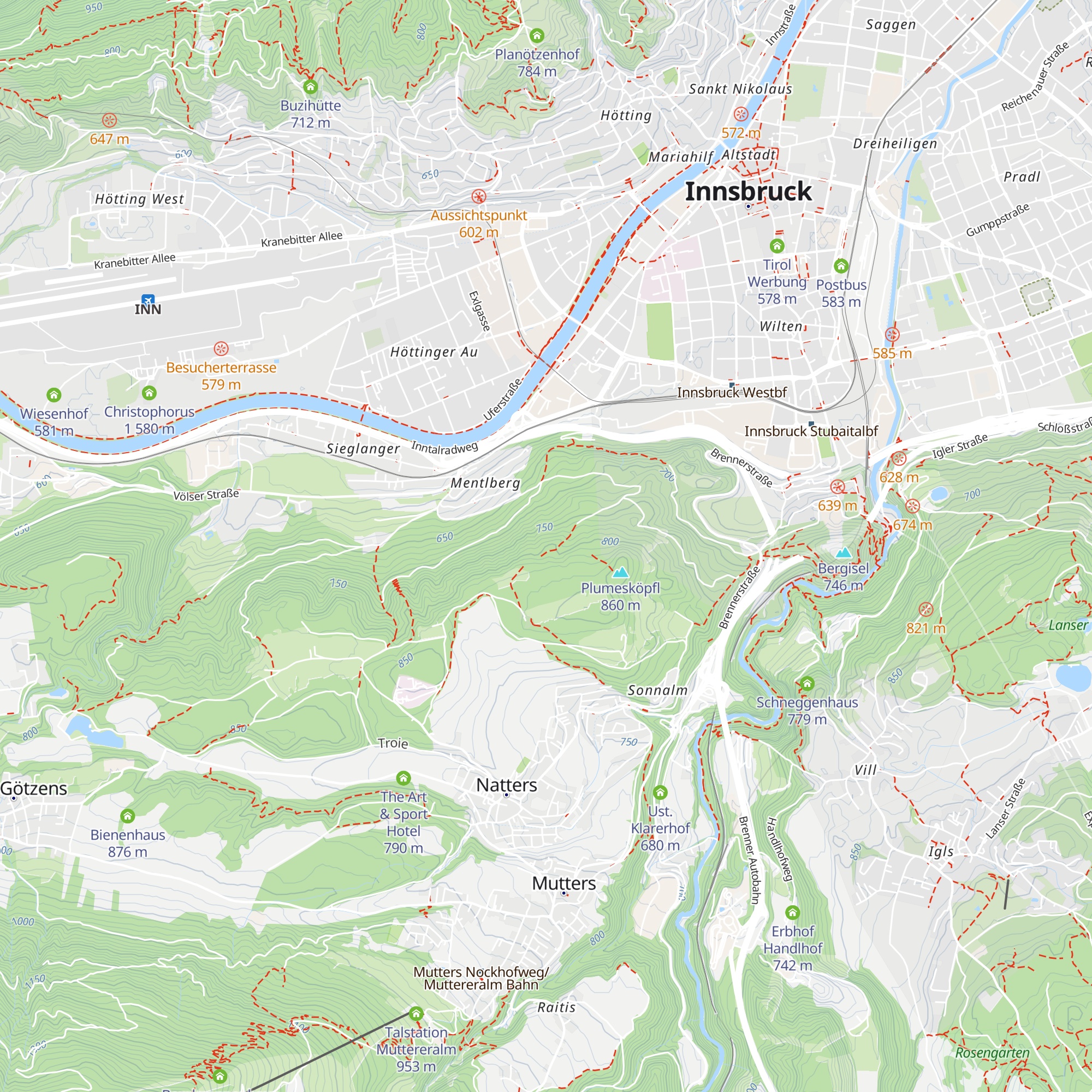 Ragglhütte map