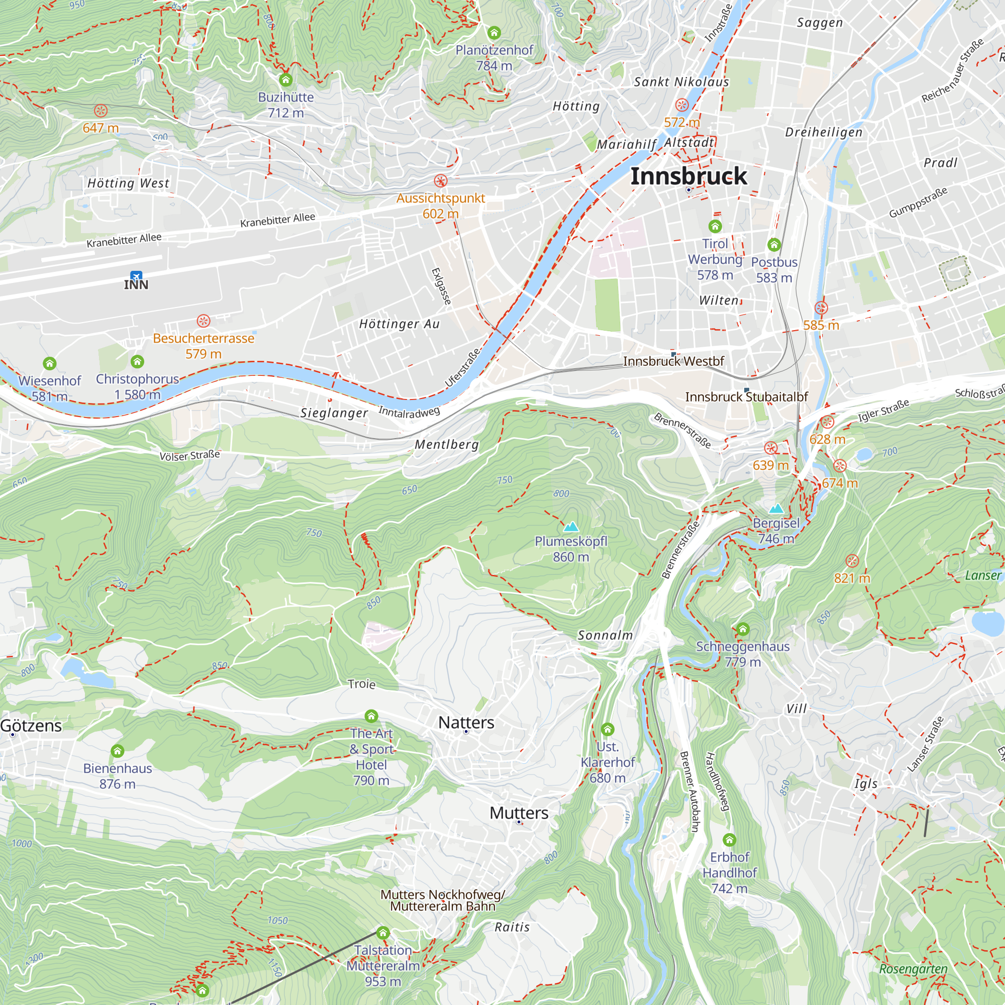 Ragglhütte map
