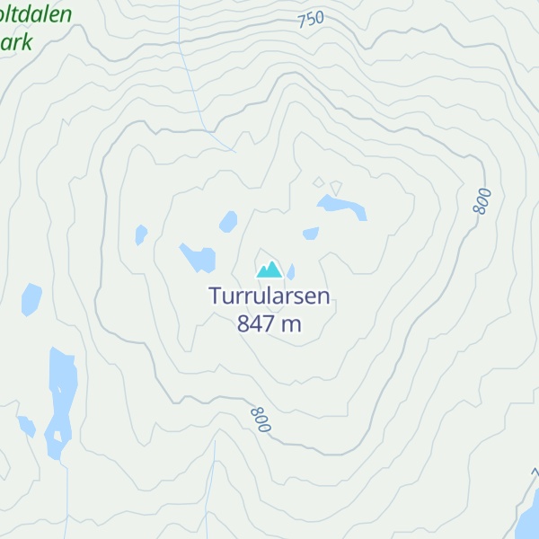 Map of Turrularsen