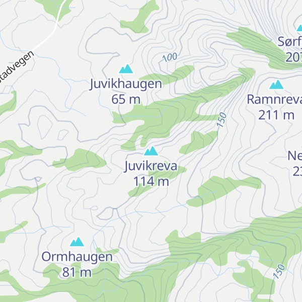 Map of Juvikreva