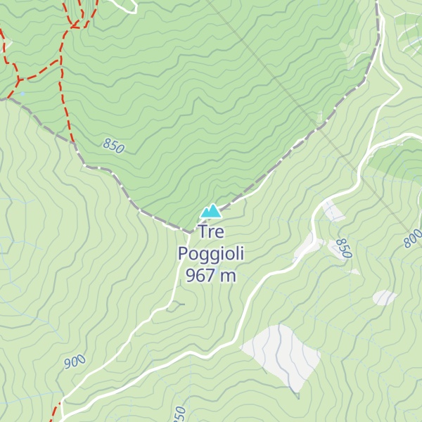 Map of Tre Poggioli
