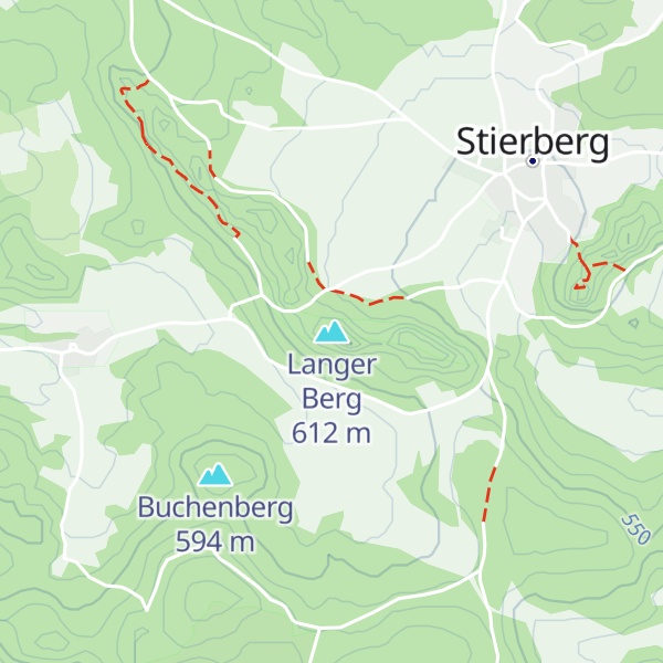 Map of Langer Berg