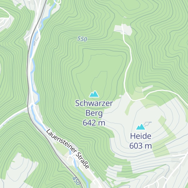 Map of Schwarzer Berg