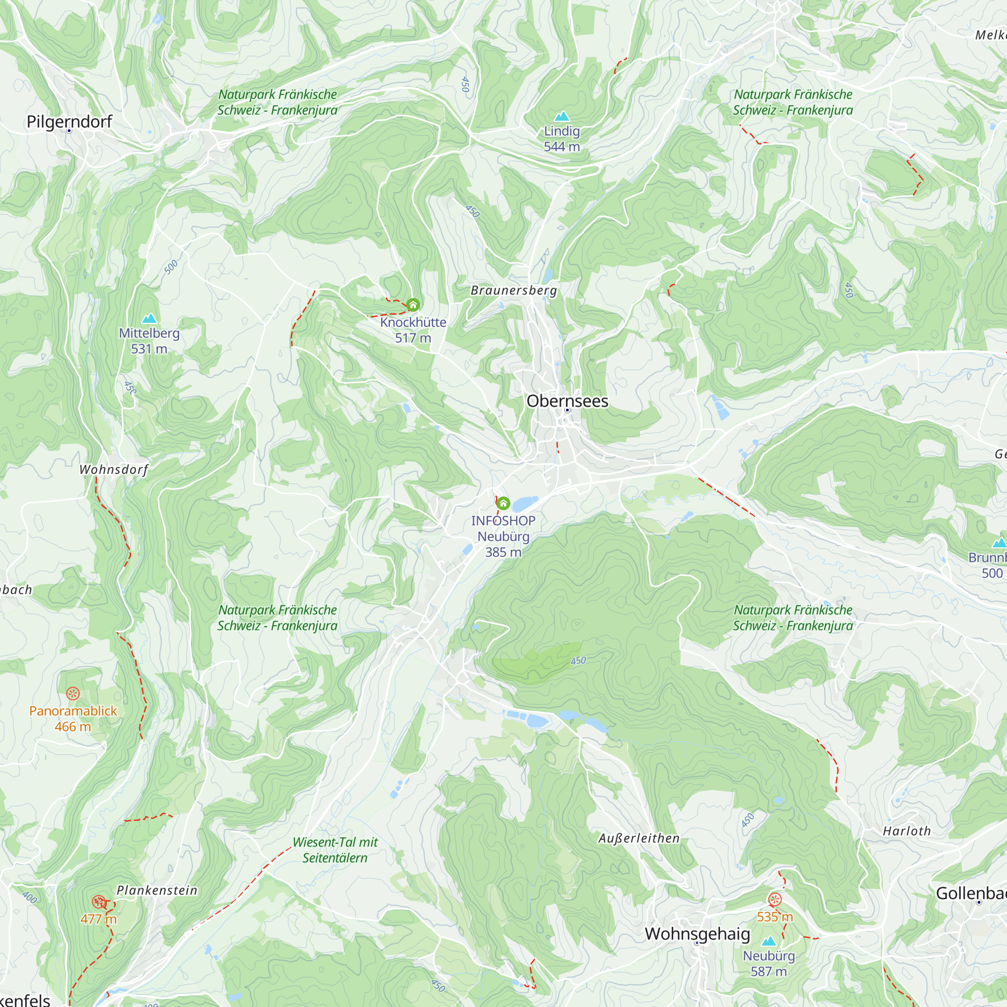 INFOSHOP Neubürg map