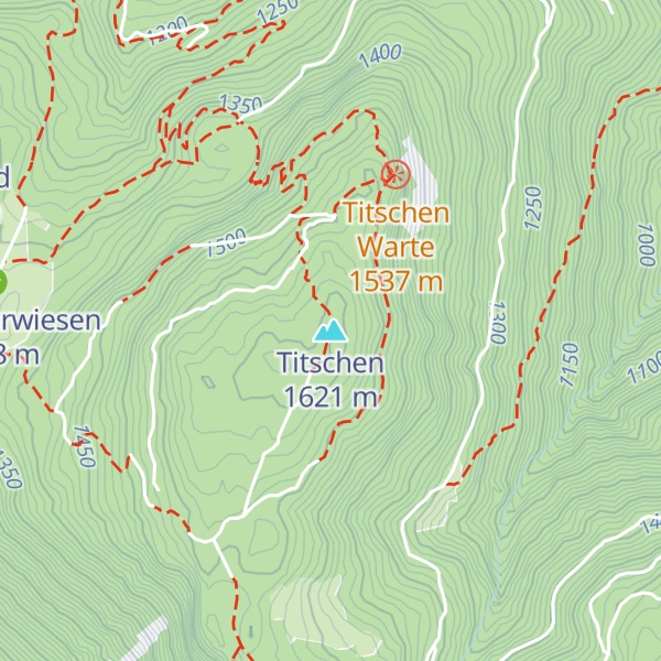 Map of Titschen
