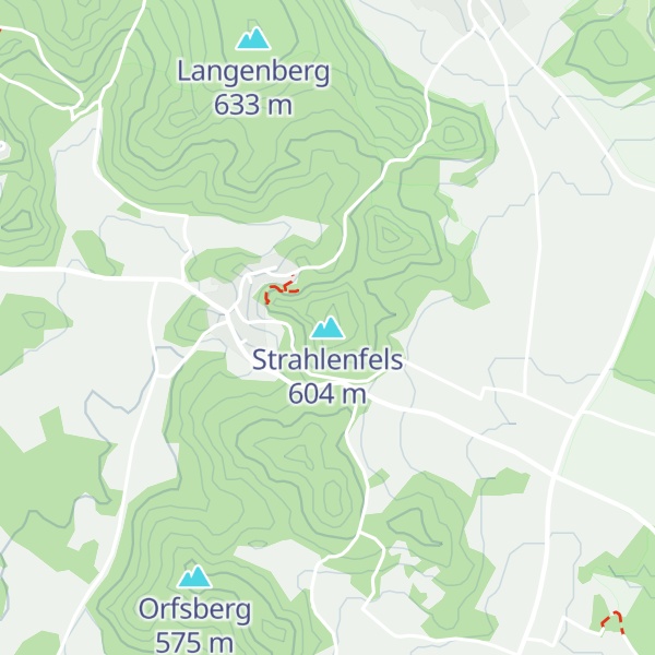 Map of Strahlenfels