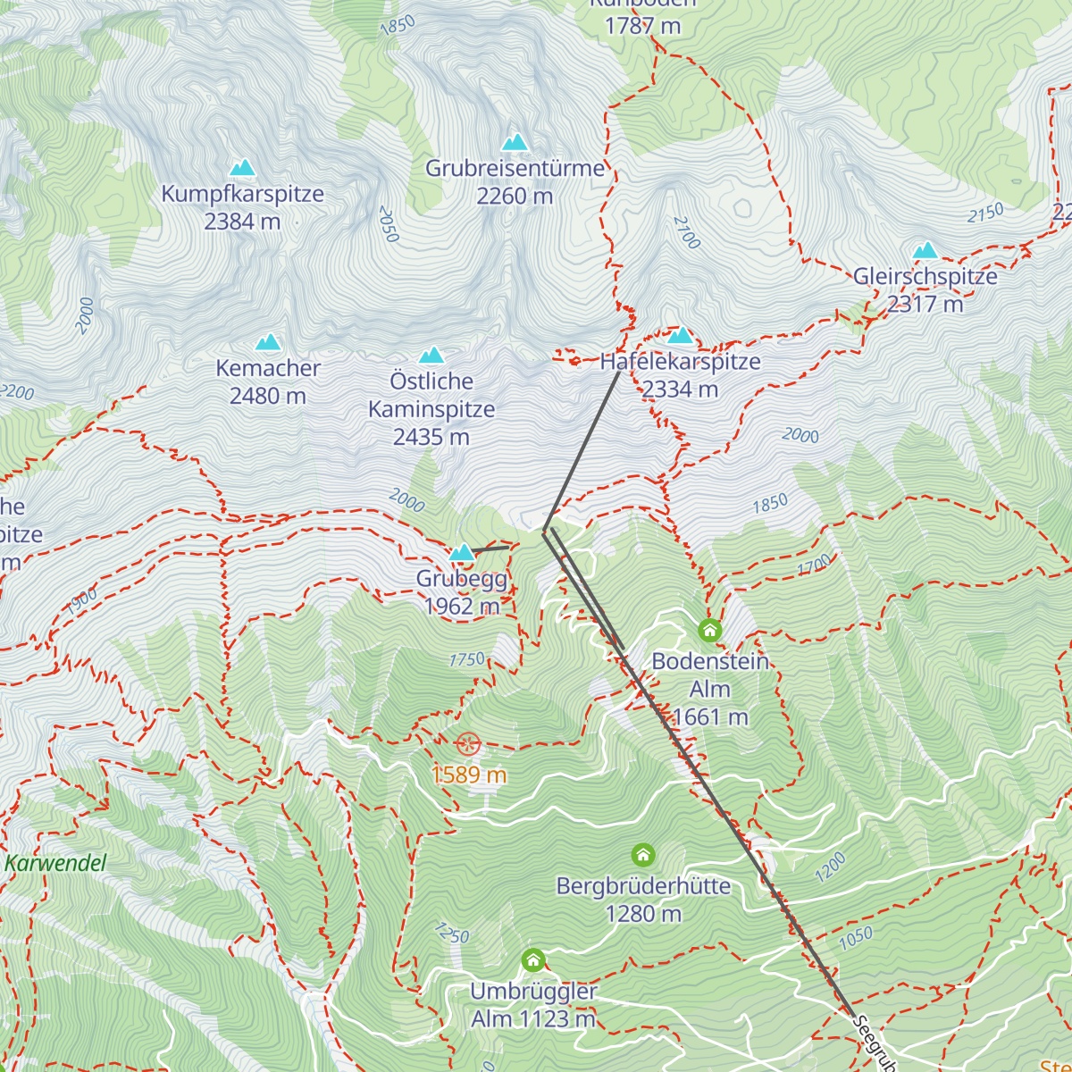 Restaurant Seegrube map