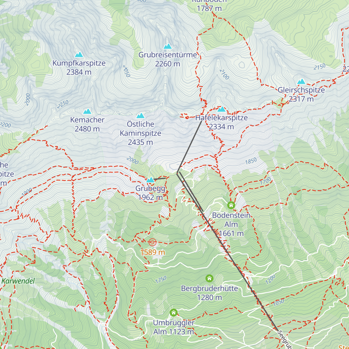 Restaurant Seegrube map