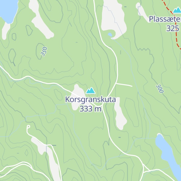 Map of Korsgranskuta