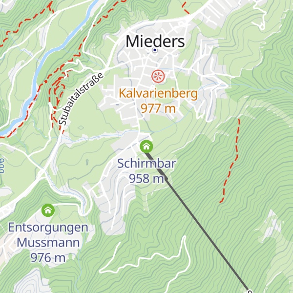 Map of Schirmbar